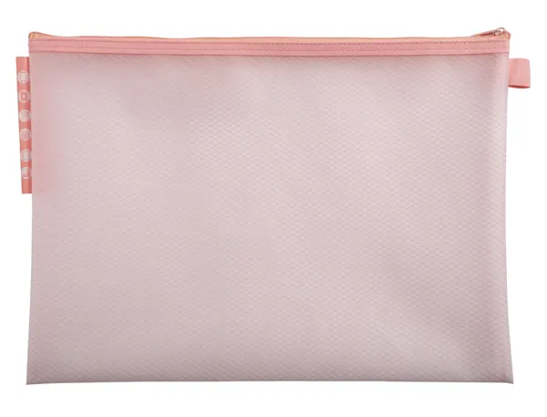 Pochette Zip Exacompta Eva A4 Chromaline Coloris Pastel Assortis — Aménagement d'espace — vue 3