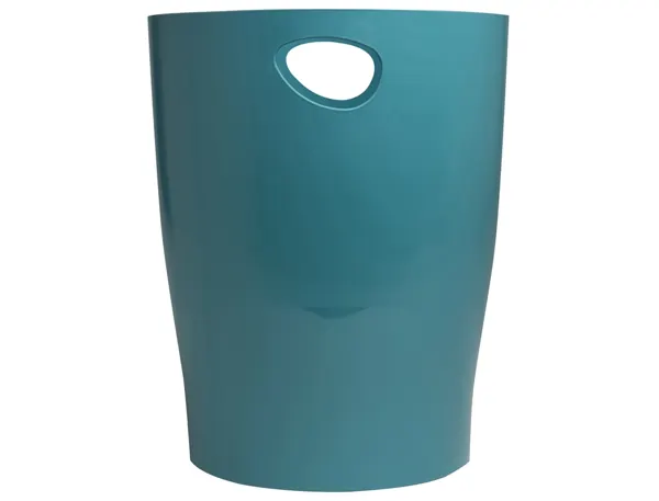 Corbeille A Papier Exacompta Ecobin Skandi Capacite 15l Coloris Bleu Pacifique — Aménagement d'espace — vue 3