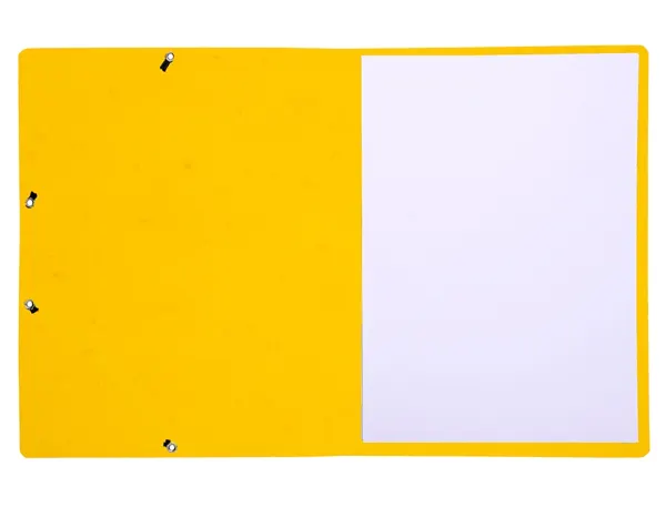 Chemise Exacompta Carte Lustree 350 gr A4 Fermeture Elastique Sans Rabat Sans Etiquette Coloris Jaune Lot De 10 —… — vue 3