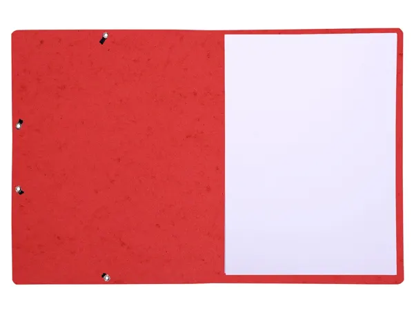 Chemise Exacompta Carte Lustree 350 gr A4 Fermeture Elastique Sans Rabat Sans Etiquette Coloris Rouge Lot De 10 —… — vue 3