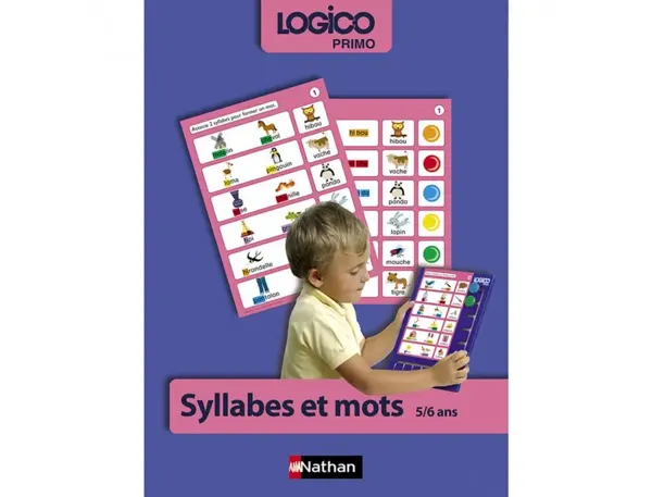 Jeu Autocorrectif Logico Primo Nathan Syllabes Et Mots Gs — Matériel & jeux éducatifs — vue 3