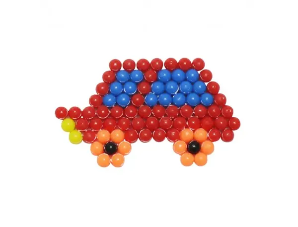 Aquaperles Ocolor 5mm + 5 Plaques + 2 Vaporisateurs + 5 Pinces + 8 Motifs Coloris Assortis Bac De 6000 Perles, LA… — vue 4