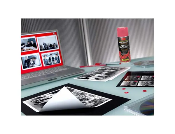 3M Scotch Colle spray PHOTO MOUNT, permanent, 400 ml — Fournitures — vue 3