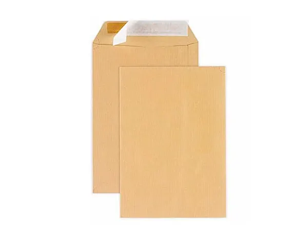 GPV Pochettes dos carton, C4, 229 x 324 mm, kraft brun — Classement & archivage — vue 3