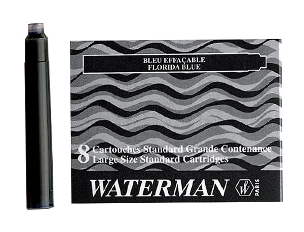 WATERMAN Cartouche d'encre longue, bleu sérénité — Fournitures — vue 3