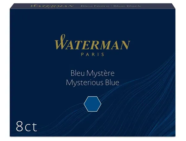WATERMAN Cartouches d'encre longues, bleu mystère — Fournitures — vue 3