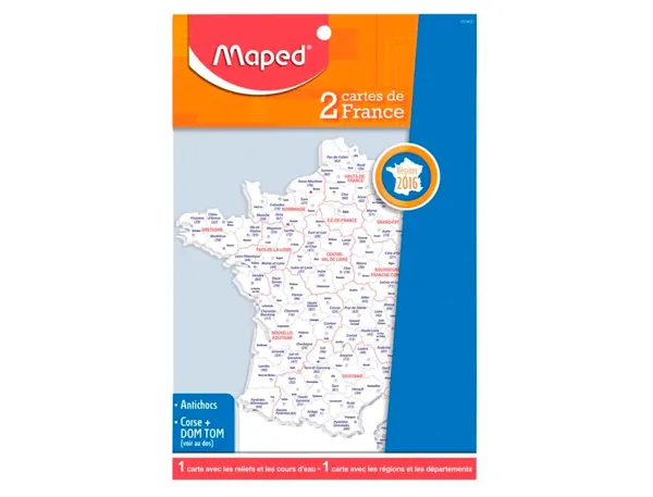 Maped Gabarit carte de France, contenu: 2 pièces — Activités artistiques — vue 3