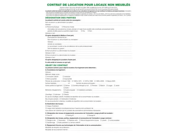 EXACOMPTA Dossier location "Location locaux non meublés" — Papier, cahier & courrier — vue 3