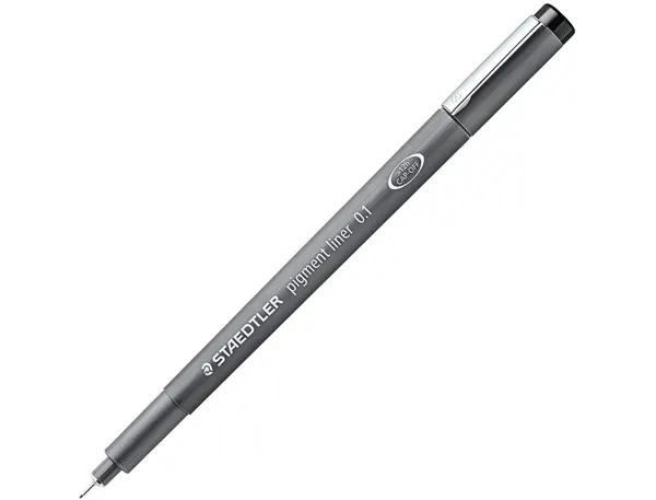STAEDTLER Feutre à pigment, largeur du tracé: 0,1 mm, noir — Fournitures — vue 3