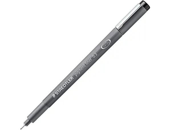 STAEDTLER Feutre à pigment, largeur du tracé: 0,3 mm, noir — Fournitures — vue 3