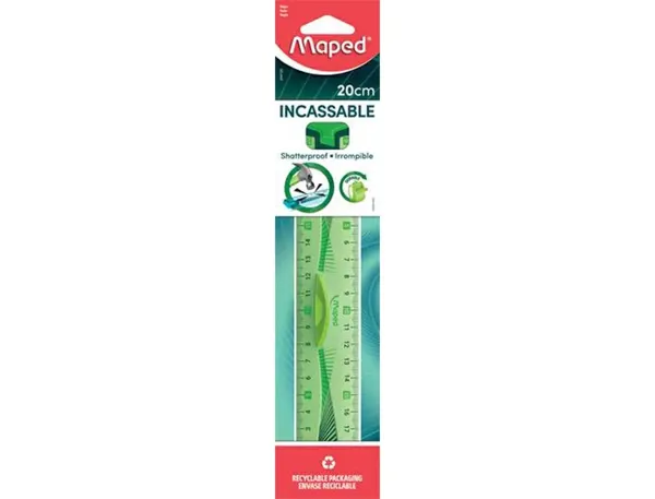 Maped Règle plate Flex,200 mm, en plastique, avec poignée — Activités artistiques — vue 3