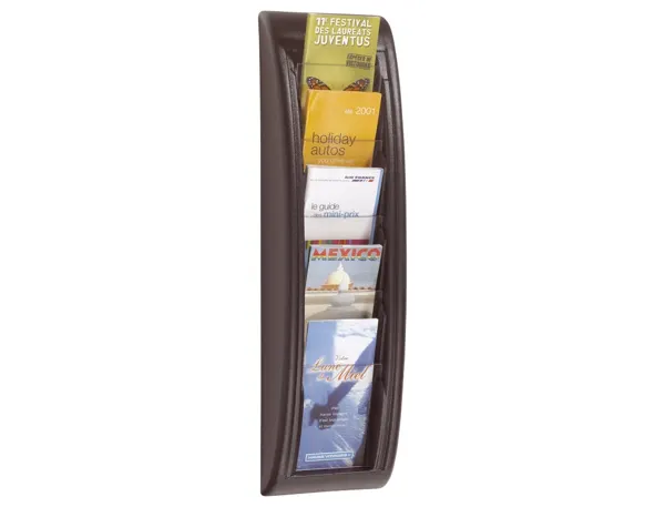 PAPERFLOW Porte-brochures mural Quick fit, 1/3 A4, noir — Classement & archivage — vue 3