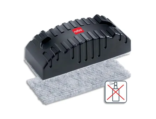 nobo Brosse magnétique pour tableau blanc, feutre gris — Aménagement d'espace — vue 3