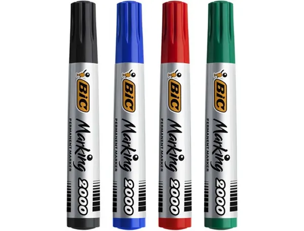 BIC Marqueur permanent 2000 Ecolutions, pointe ogive, étui — Fournitures — vue 3
