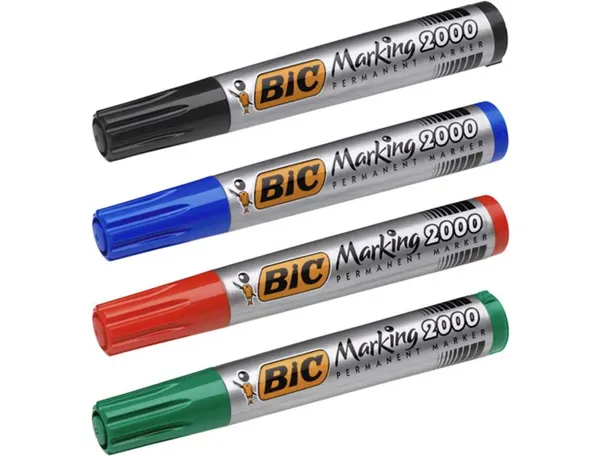 BIC Marqueur permanent 2000 Ecolutions, pointe ogive, étui — Fournitures — vue 4