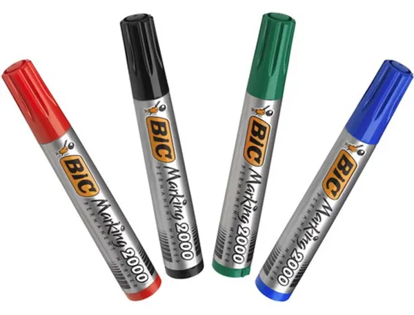 BIC Marqueur permanent 2000 Ecolutions, pointe ogive, étui — Fournitures — vue 5