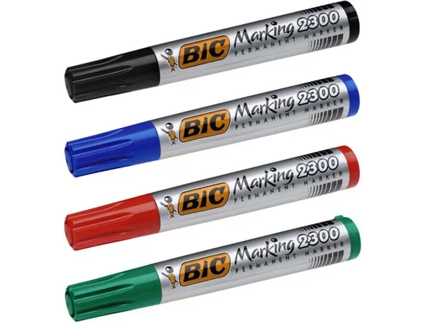 BIC Marqueur permanent 2300 Ecolutions, pointe biseautée, — Fournitures — vue 4