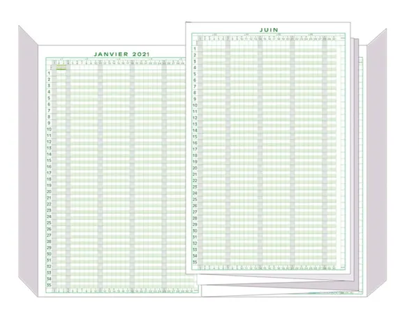 EXACOMPTA Planning des congés 2026/2027, mai 2026 à mai 2027 — Papier, cahier & courrier — vue 4