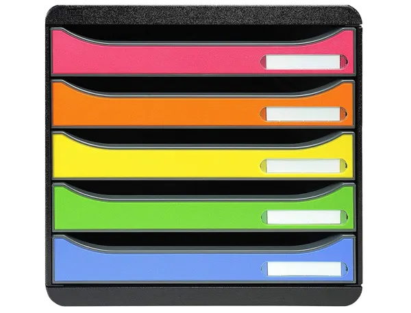 EXACOMPTA Module de classement BIG-BOX PLUS, 5 tiroirs — Aménagement d'espace — vue 3