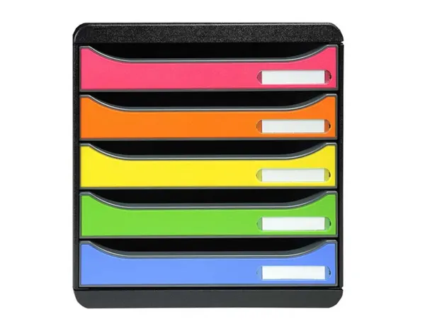 EXACOMPTA Module de classement BIG-BOX PLUS, 5 tiroirs — Aménagement d'espace — vue 4