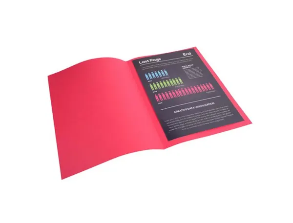Paquet de 100 chemises 210g ROCK"S format 24x32 cm, framboise, EXACOMPTA — Classement & archivage — vue 5