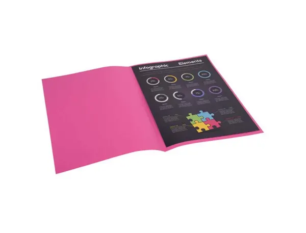 Sous-Chemise Exacompta Rock's 220x310 mm 80g Coloris Rose Pack 100 Unités — Classement & archivage — vue 5