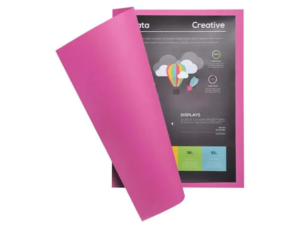 Paquet de 100 chemises 210g ROCK"S format 24x32 cm, rose, EXACOMPTA — Classement & archivage — vue 4