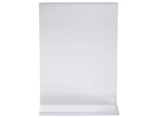 Porte-Visuel Exacompta Acrylique Droit Vertical A5 Coloris Cristal — UNIVERS MAGASIN — vue 4