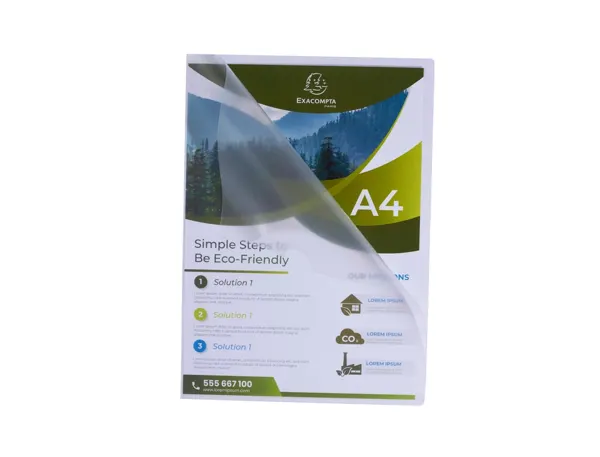 Pochette Coin Exacompta A4 Pp Recycle Graine 12/100 eme Paquet 100 Unites — Classement & archivage — vue 2