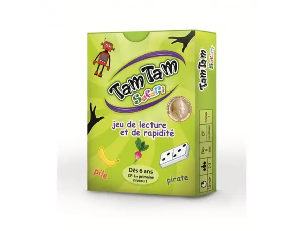 Jeu Interdacta Tam Tam Safari Cp Niveau 1 42 Cartes + 1 Carte Lexique + 1 Regle Du Jeu — Matériel & jeux éducatifs — vue 4