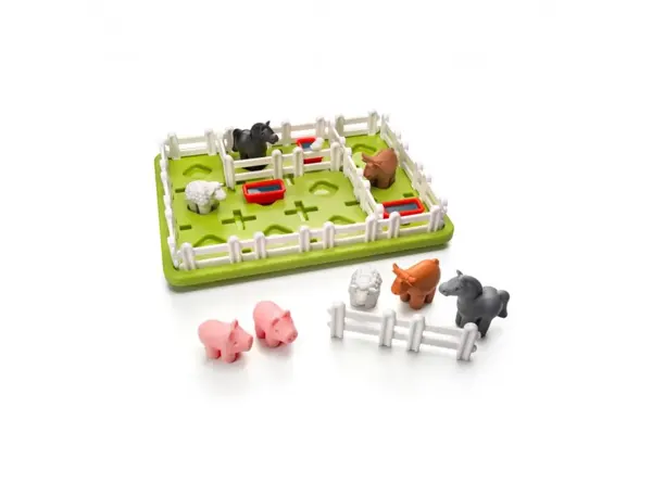 Jeu Interdacta Il Etait Une Ferme 1 Plan De Jeu + 2 Chevaux + 2 Vaches + 2 Moutons + 2 Cochons + 3 — Matériel &… — vue 4