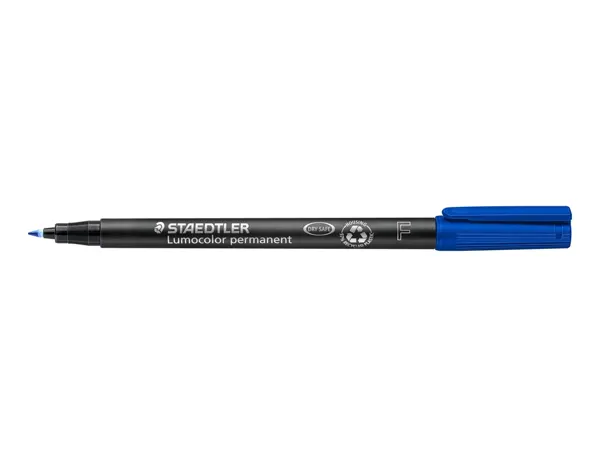 STAEDTLER Marqueur permanent 318F Lumocolor, bleu — Fournitures — vue 3