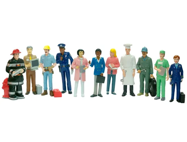Lot de 11 personnages les métiers, N.C — Matériel & jeux éducatifs — vue 3