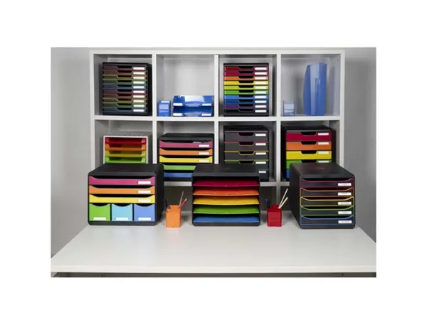 EXACOMPTA Module de classement BIG-BOX PLUS, arlequin — Aménagement d'espace — vue 5