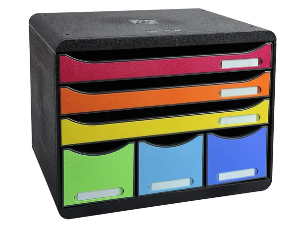 EXACOMPTA Module de classement STORE-BOX MAXI, 6 tiroirs — Aménagement d'espace — vue 3