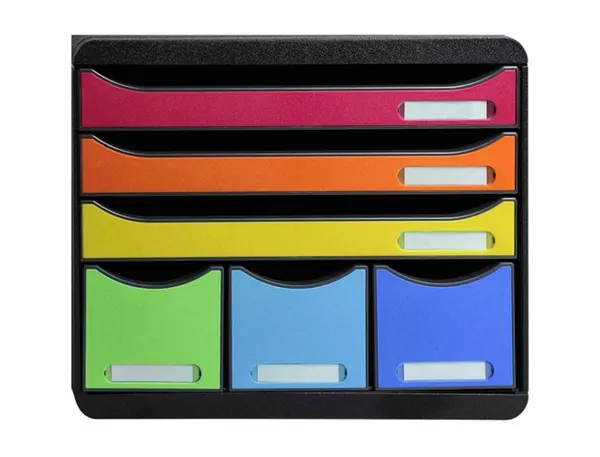 EXACOMPTA Module de classement STORE-BOX MAXI, 6 tiroirs — Aménagement d'espace — vue 4