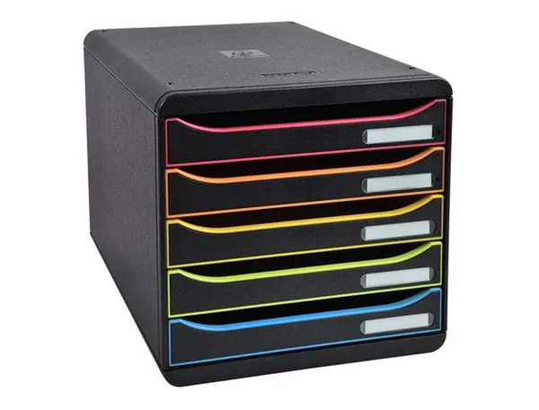 EXACOMPTA Module de classement BIG-BOX PLUS, 5 tiroirs, — Aménagement d'espace — vue 3