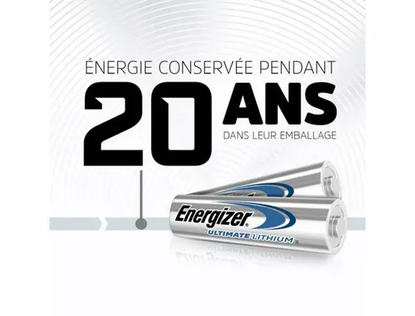 Pile Energizer Aa Ultimate Lithium Aa Blister 4 Unités — Informatique & bureautique — vue 4