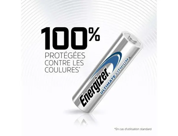 Pile Energizer Aa Ultimate Lithium Aa Blister 4 Unités — Informatique & bureautique — vue 5
