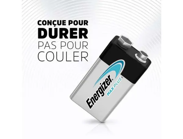 Pile Energizer Max Plus 6lr61/9v Bp1 — Informatique & bureautique — vue 4