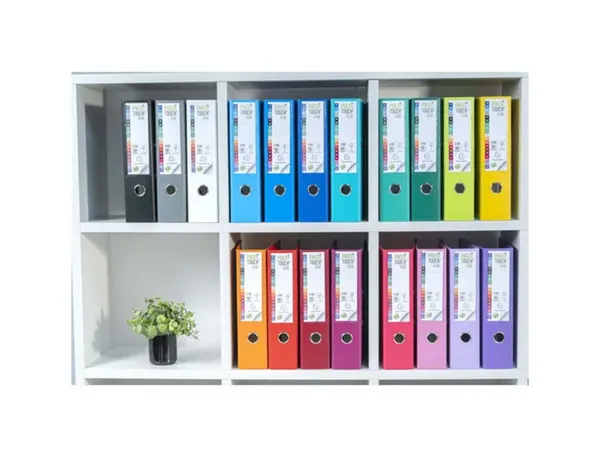 EXACOMPTA Classeur à levier PP Premium, A4, 80 mm,bleu foncé — Classement & archivage — vue 3
