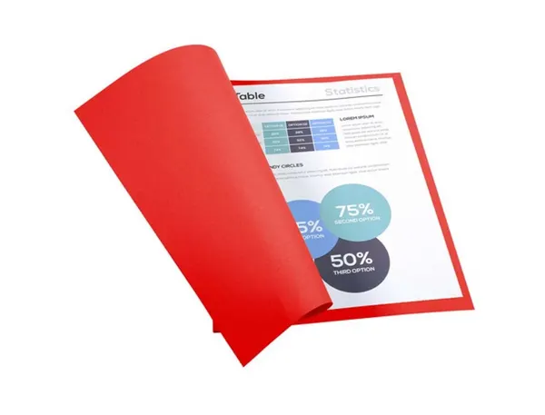 Chemise Exacompta Forever Carte Recyclée 220g A4 24x32 cm Coloris Rouge Paquet 100 Unités — Classement & archivage — vue 5