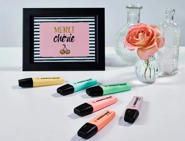 STABILO Surligneur BOSS ORIGINAL Pastel, jaune pastel — Fournitures — vue 7