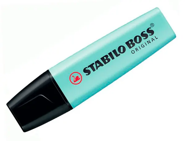 STABILO Surligneur BOSS ORIGINAL Pastel, turquoise pastel — Fournitures — vue 4