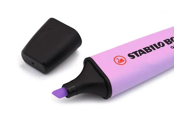 STABILO Surligneur BOSS ORIGINAL Pastel, lilas pastel — Fournitures — vue 5