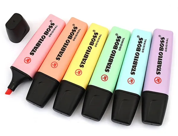 STABILO Surligneur BOSS ORIGINAL Pastel, lilas pastel — Fournitures — vue 8