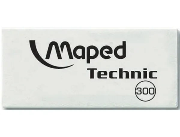 Maped Gomme en plastique Mini Technic 300, blanc — Fournitures — vue 3