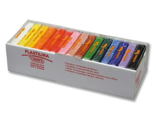 Pâte À Modeler Jovi Plastilina Végétale Assortiment 15 Pains 350g — Activités artistiques — vue 3