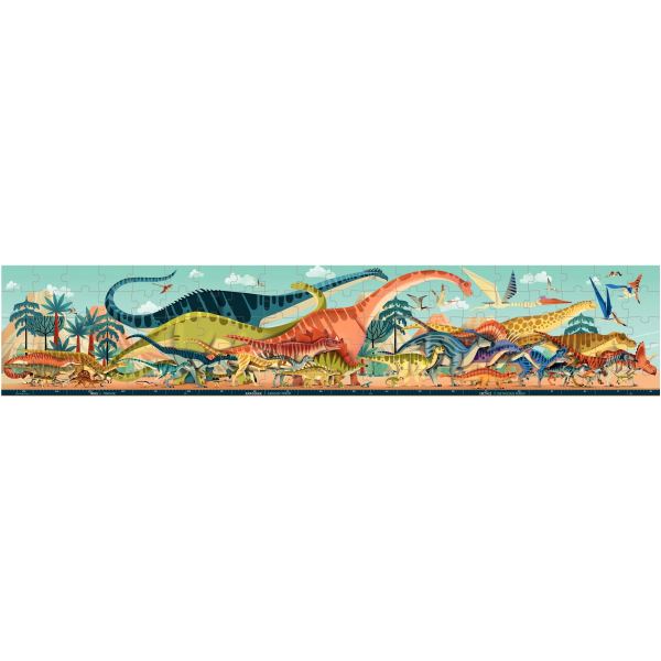 Puzzle panoramique 100 pièces, l'ère des dinosaures — Non classé