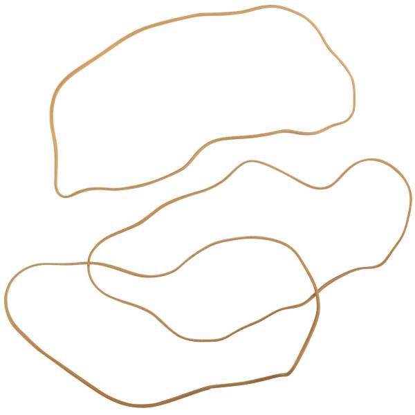 Wonday Bracelets caoutchouc, nature, 200 mm, carton de 100 g — Petites fournitures de bureau